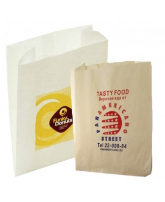 Пакеты бумажные с логотипом