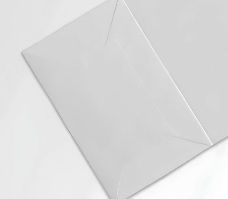 Пакет с прямоугольным дном белый 120x80x340