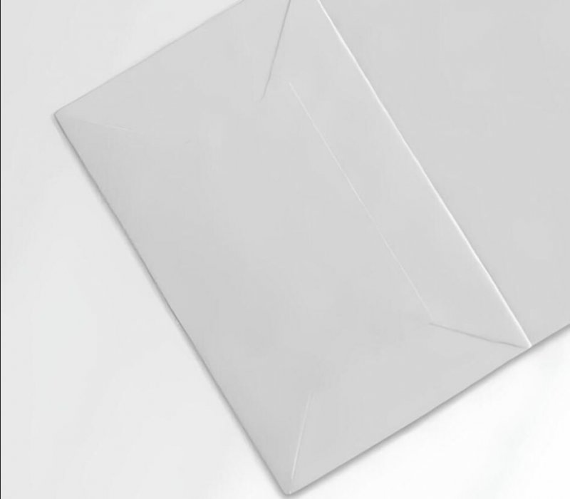 Пакет с прямоугольным дном белый 220x120x300 (60 г/м²)