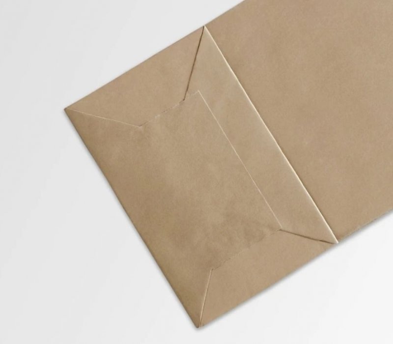 Пакет с прямоугольным дном крафт 310x200x340 (70 г/м²)