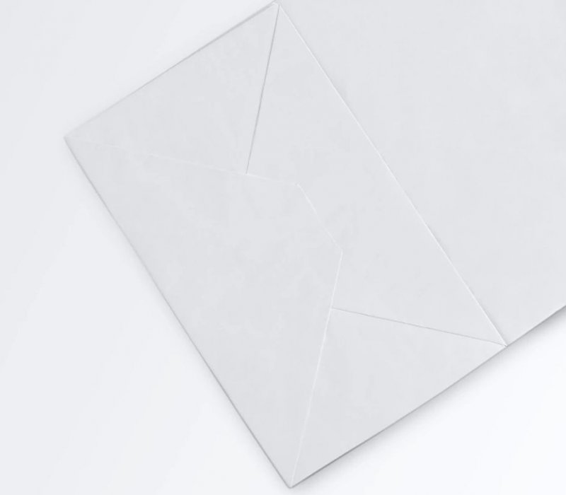 Белый пакет с кручеными ручками 350x150x300