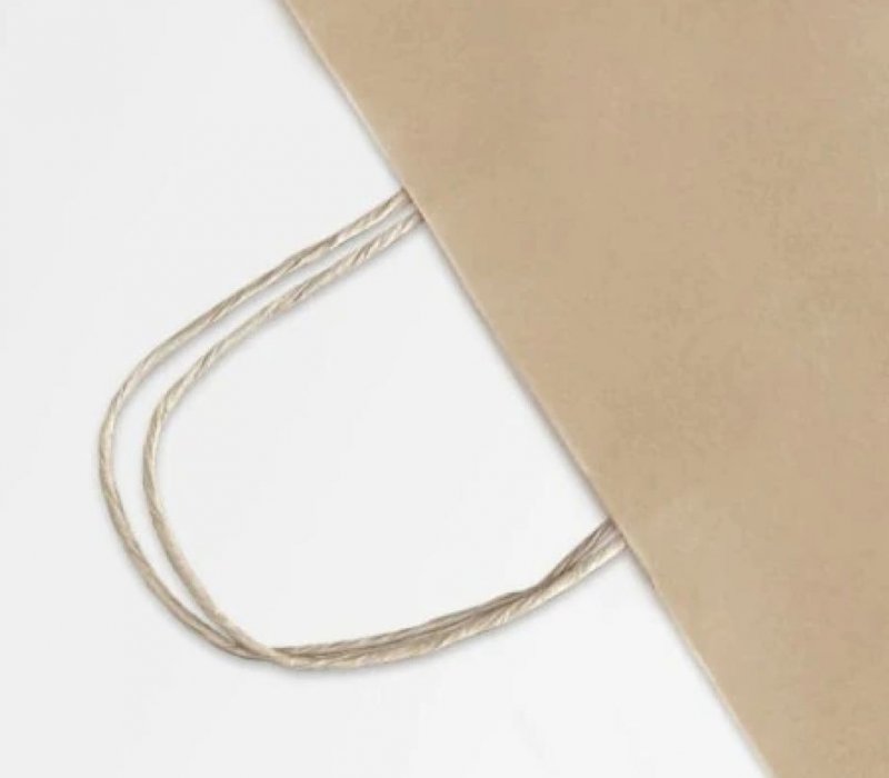 Крафт пакет с кручеными ручками 310x195x340