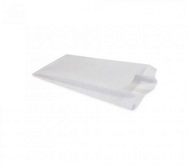 Белый жиростойкий пакет под донер 210x90x40