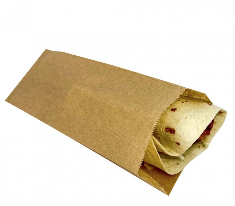 Крафт пакет для шаурмы 260x90x40