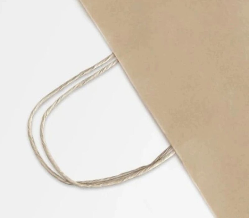 Крафт пакет с кручеными ручками 310x185x340