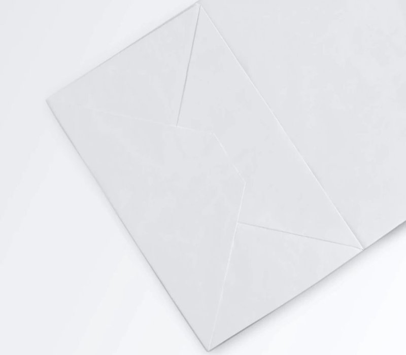 Белый пакет с кручеными ручками 220x120x250