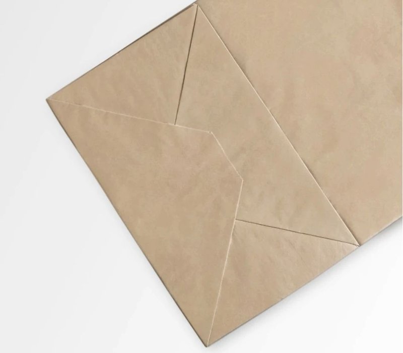 Крафт пакет с плоскими ручками 350x150x275